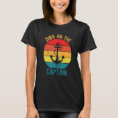 Retro Dibs on the Captain Pirate Tシャツ (正面)