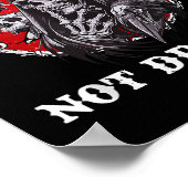 Retro Die With Memories Skull Not Dreams Motivatio ポスター (角)