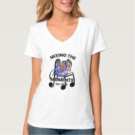 Retro DJ Music Mix T-Shirt Tシャツ