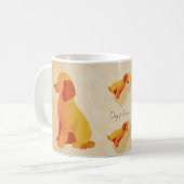 Retro Dog Mug – Cozy Pet Lover Coffee Cup – Custom コーヒーマグカップ (正面左)