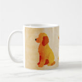 Retro Dog Mug – Cozy Pet Lover Coffee Cup – Custom コーヒーマグカップ (左)