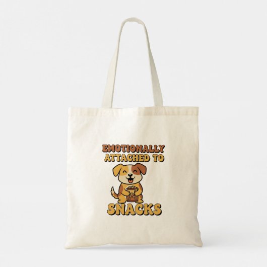 Retro Dog Snack Devotion Canvas Tote Bag トートバッグ (裏面)
