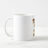Retro Dog Snack Devotion White Mug コーヒーマグカップ (左)