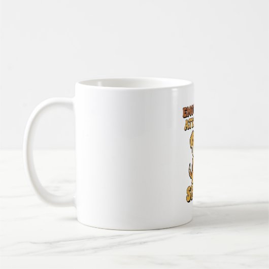 Retro Dog Snack Devotion White Mug コーヒーマグカップ (左)
