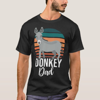 Retro Donkey Dad Donkey  Animal Farm Tシャツ
