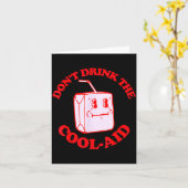 Retro Don't Drink The Cool-aid  カード (黄色い花)