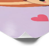 Retro Donut Print – Classic Pastry Poster for Kitc ポスター (コーナー)