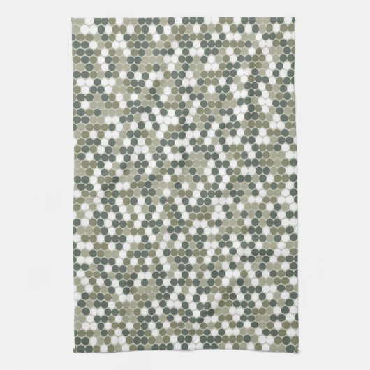 Retro dots キッチンタオル (縦)