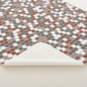 Retro dots シェルパブランケット (3/4)