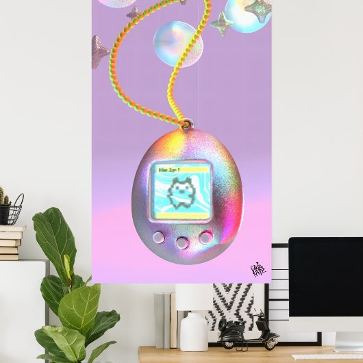 Retro Dream Pet ポスター (ホームオフィス)