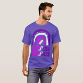 Retro Drug Overdose Awareness Men Women Overdose F Tシャツ (正面フル)