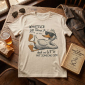 Retro Duck Graphic Adult Humor Sarcastic Quote  Tシャツ