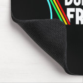 Retro Dude I Said Friendly Funny  マウスパッド (コーナー)