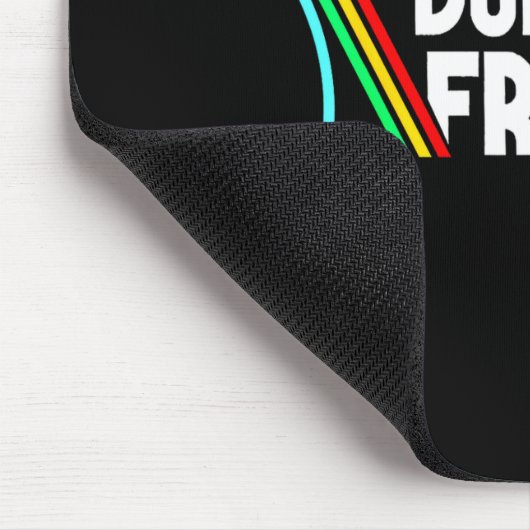 Retro Dude I Said Friendly Funny  マウスパッド (コーナー)