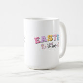 Retro Easter Vibes コーヒーマグカップ (正面右)