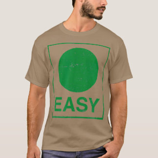 Retro Easy Skiing Sign Funny Ski Graphic Tシャツ