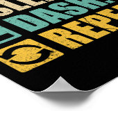 Retro Eat Sleep Dash Repeat Video Game  ポスター (角)