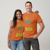 Retro Eat Sleep Radio Repeat Wireless Chat Ham Tシャツ (ユニセックス)