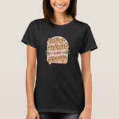Retro Eating Animals is not Groovy Vegetarian Tシャツ (正面)