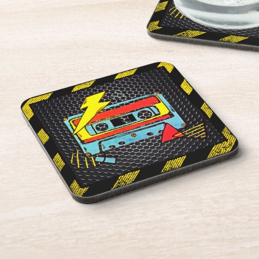 Retro Electric Cassette Coaster コースター (左側)