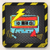 Retro Electric Cassette Coaster コースター (正面)