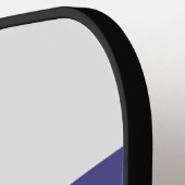 Retro Electric Lemon Grape Across Striping | Name ピックルボールラケット (左詳細)