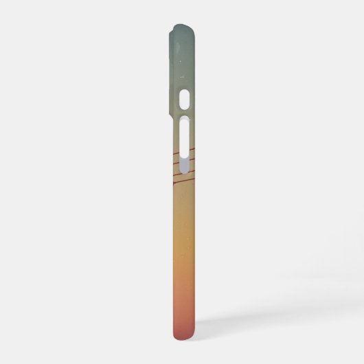 Retro Electric Pole iPhone 16ケース (左側面)