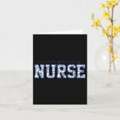 Retro Emergency Department Coquette Bows Er Nurse  カード (黄色い花)