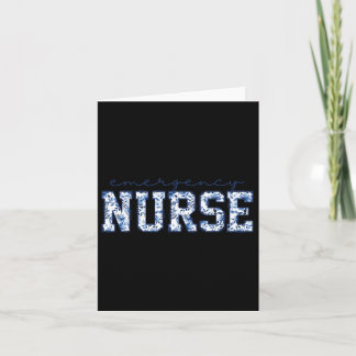Retro Emergency Department Coquette Bows Er Nurse  カード