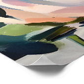 Retro English Springer Spaniel Poster, Springer ポスター (角)