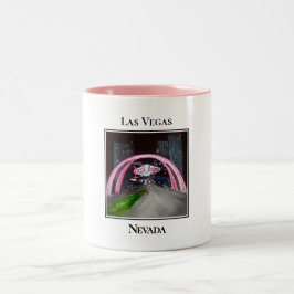 Retro Entry Arches, Las Vegas Nevada ツートーンマグカップ