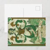 Retro - Erin Go Braugh. St. Patricks Day Greetings ポストカード (正面/裏面)