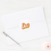 Retro Ew ラウンドシール (封筒)