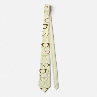 Retro Eyeglass Hipster Neck Tie ネクタイ