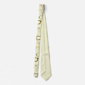 Retro Eyeglass Hipster Neck Tie ネクタイ (裏面)