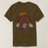 Retro FABOOLOUS LIBRARIAN Costume This Is My Scary Tシャツ (デザイン正面)