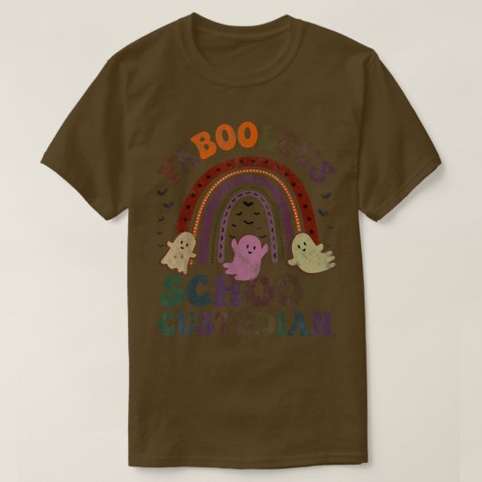 Retro FABOOLOUS SCHOOL CUSTODIAN Costume This Is M Tシャツ (デザイン正面)