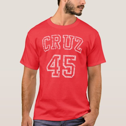 Retro FadeテッドCruz第45の大統領 Tシャツ (正面)