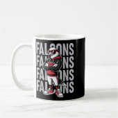 Retro Falcon Gift For Men Women Boys Girls Kids  コーヒーマグカップ (左)