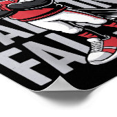 Retro Falcon Gift For Men Women Boys Girls Kids  ポスター (角)