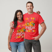 Retro Fall in Love with Learning Autumn Leaf Pumpk Tシャツ (ユニセックス)