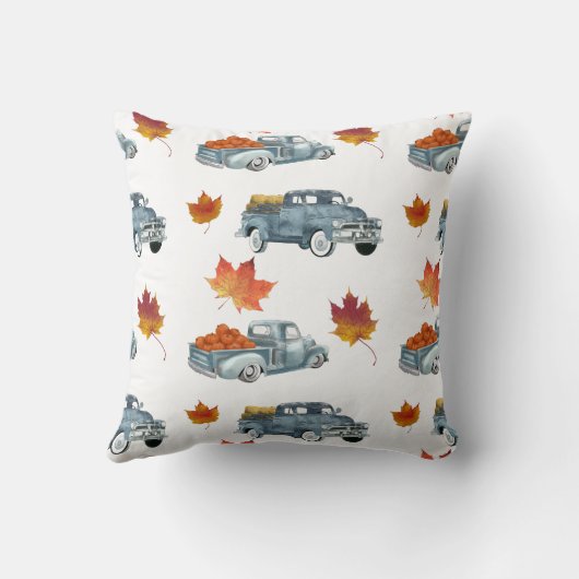 Retro Fall Trucks クッション (裏面)