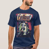 Retro Fallout Piel Cover girl Tシャツ (正面)