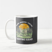 Retro Family Camng Crew Est 2025 Camper Camp Camng コーヒーマグカップ (左)