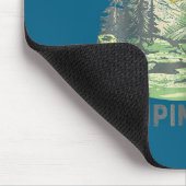 Retro Family Camng Crew Est 2025 Camper Camp Camng マウスパッド (コーナー)