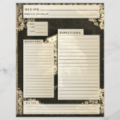 Retro Family Recipe Insert (正面)