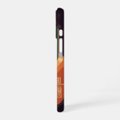 Retro Fantasy Canyon Pixel Art iPhone 16ケース (左側面)