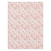 Retro Farmhouse Wildflower Large Scale Dusty Rose テーブルクロス (正面)