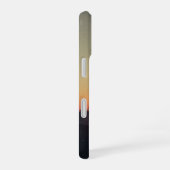 Retro Farmstead Silhouette iPhone 16ケース (右側面)