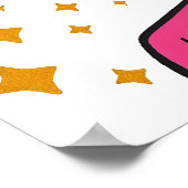 Retro Fashion Pop Art - 1980's Inspired Poster ポスター (角)